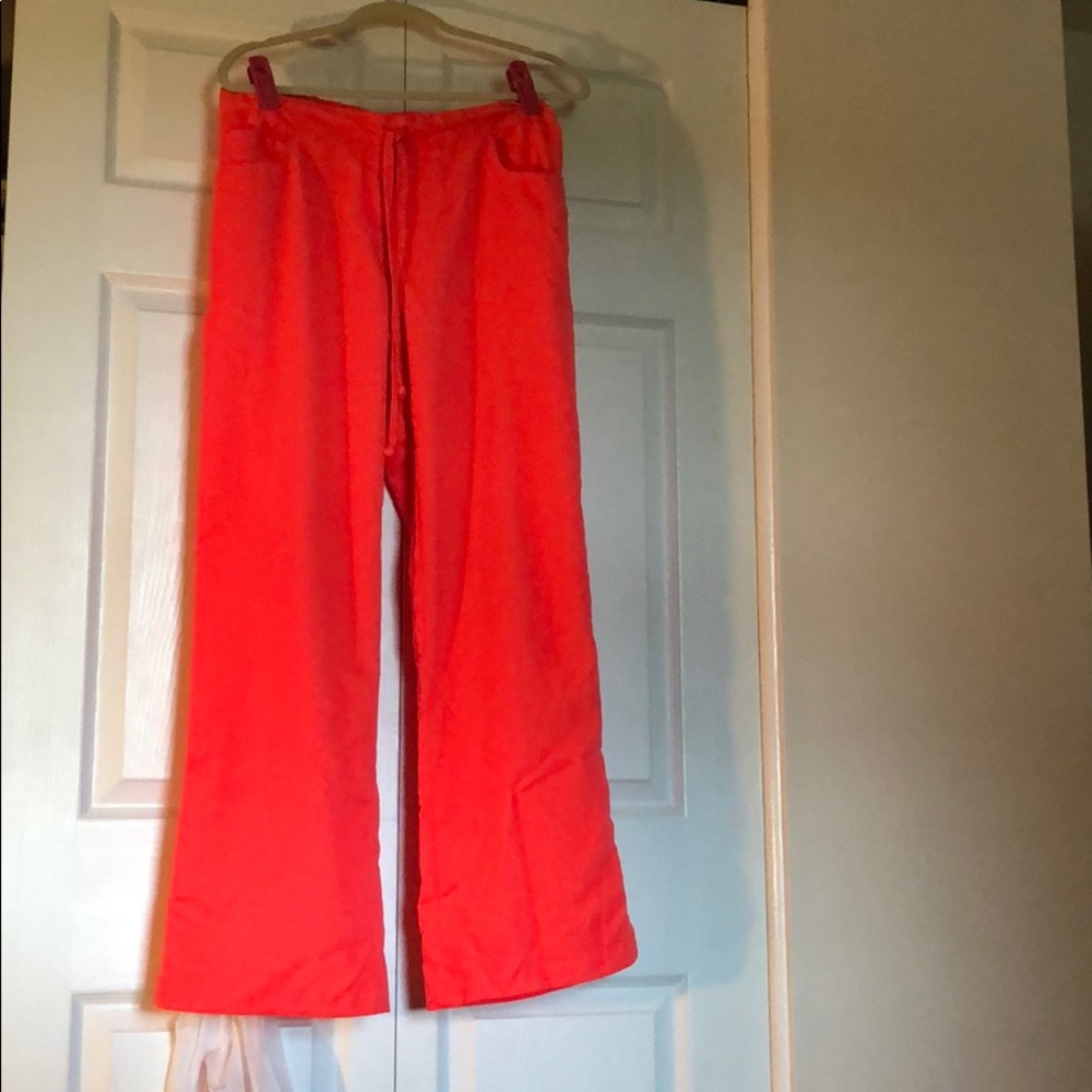 EUC pink scrub bottoms